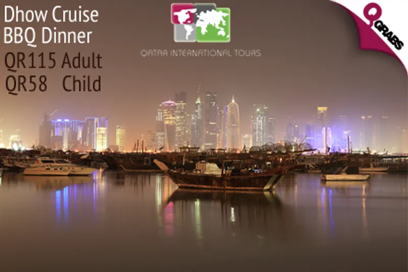 At 50% off sail along the Doha waters and enjoy a Dhow Dinner Cruise on Thursday June 7, 2012